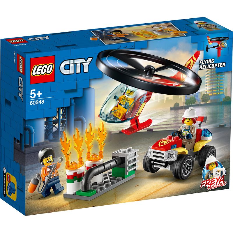 Foto van Lego city brandweerhelicopter 60248