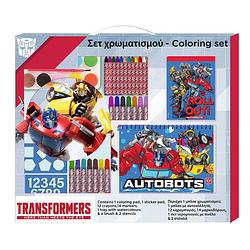 Foto van Transformers kleurset junior 54 x 47 cm 31-delig