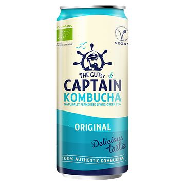 Foto van The gutsy captain kombucha original blik 250ml bij jumbo