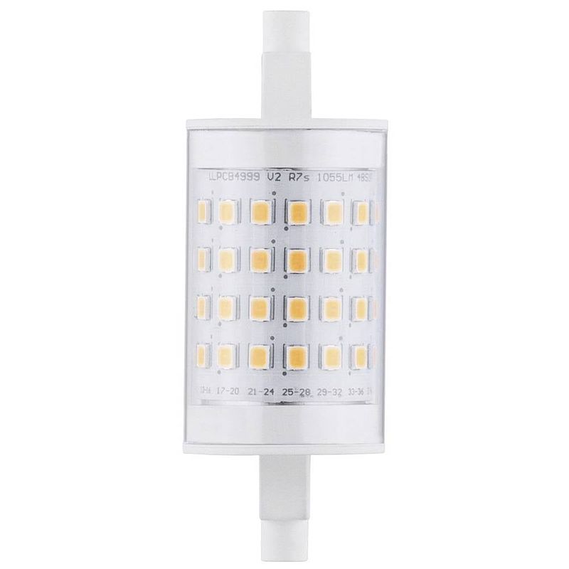 Foto van Paulmann 28838 led-lamp energielabel e (a - g) r7s 9 w warmwit (ø x h) 28 mm x 78 mm 1 stuk(s)