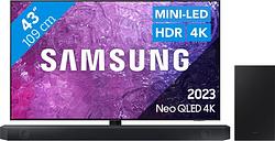 Foto van Samsung neo qled 43qn90c (2023) + soundbar