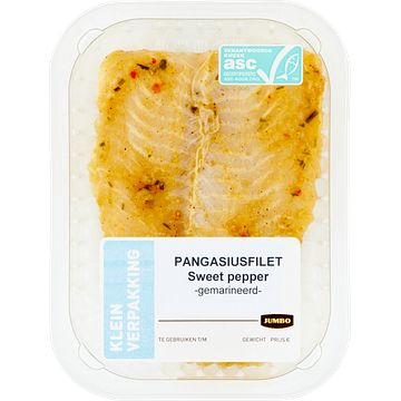 Foto van Jumbo pangasiusfilet sweet pepper 100g