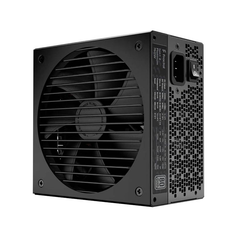 Foto van Fractal design ion+ 2 platinum 760w pc-netvoeding 760 w 80 plus platinum