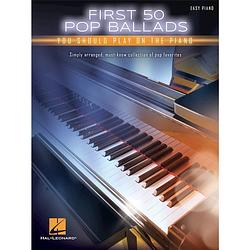 Foto van Hal leonard first 50 pop ballads you should play on the piano