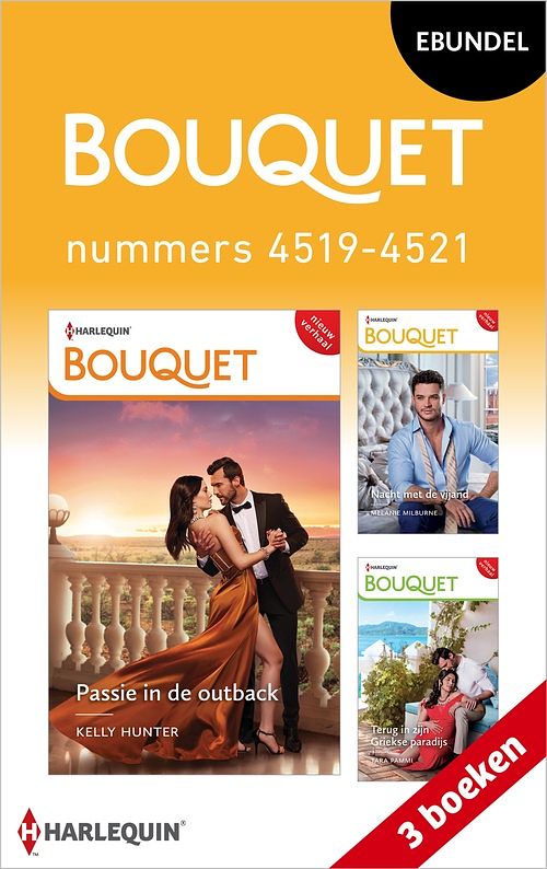 Foto van Bouquet e-bundel nummers 4519 - 4521 - kelly hunter, melanie milburne, tara pammi - ebook