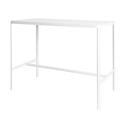 Foto van Grace bar table 140x70x110 cm alu white