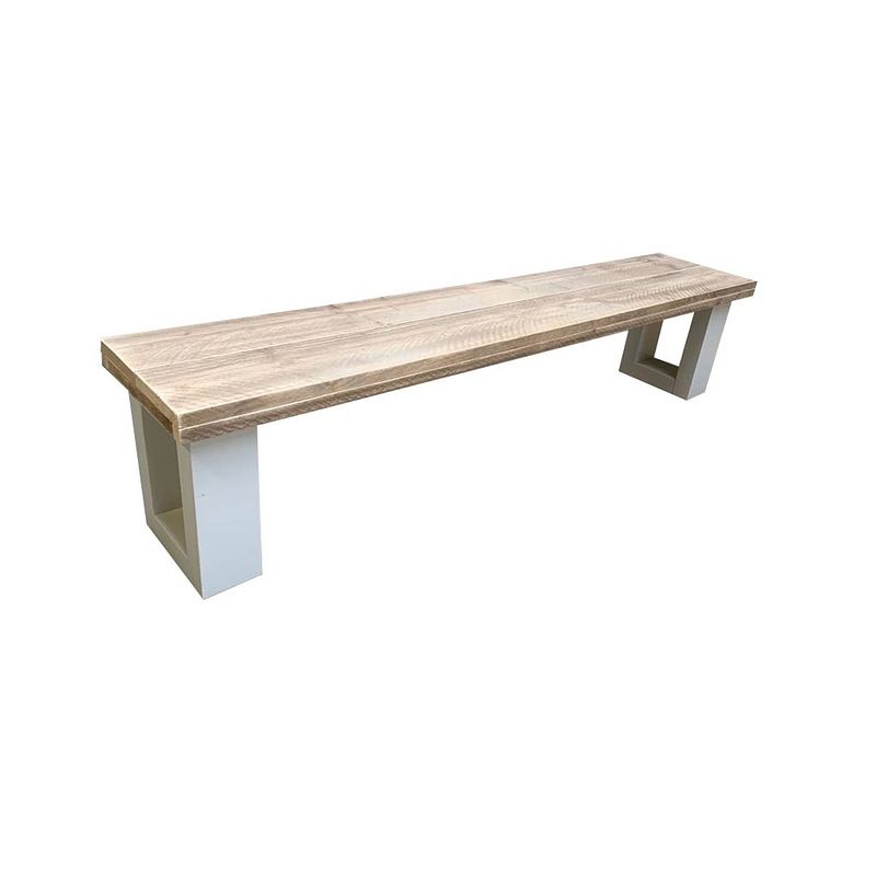 Foto van Wood4you - tuinbank new england steigerhout 180lx40hx38d cm