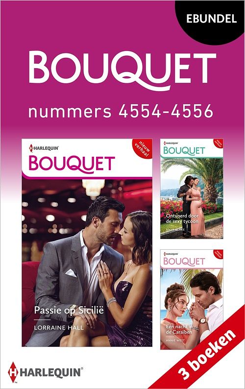 Foto van Bouquet e-bundel nummers 4554 - 4556 - lorraine hall, maya blake, annie west - ebook