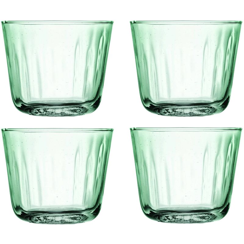 Foto van Mia drinken recycled waterglazen 250 ml set van 4 stuks