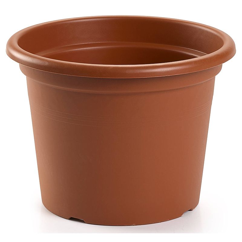 Foto van Bloempot terra cotta rond diameter 25 cm - plantenpotten