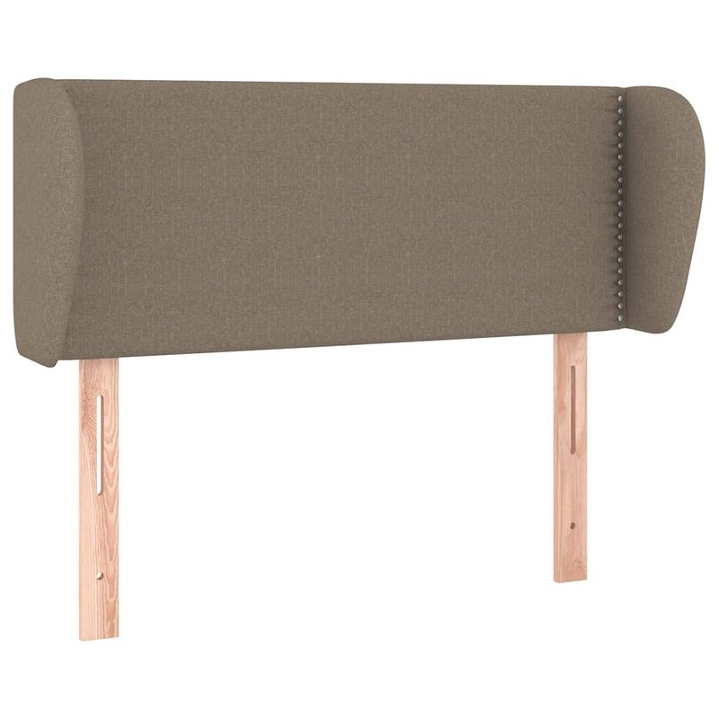 Foto van The living store hoofdbord - hoofdeind en rand - 103 x 23 x 78/88 cm - taupe