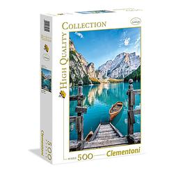 Foto van Clementoni puzzel braies lake 500 stukjes
