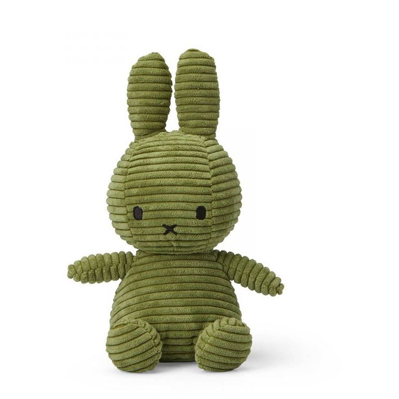 Foto van Miffy sitting corduroy olive green - 23 cm - 9's's