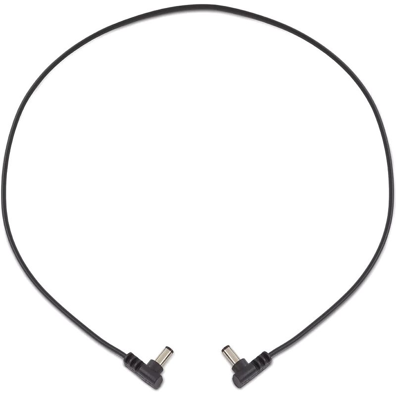 Foto van Rockboard flat power cable voedingskabel voor gitaareffecten haaks 60 cm