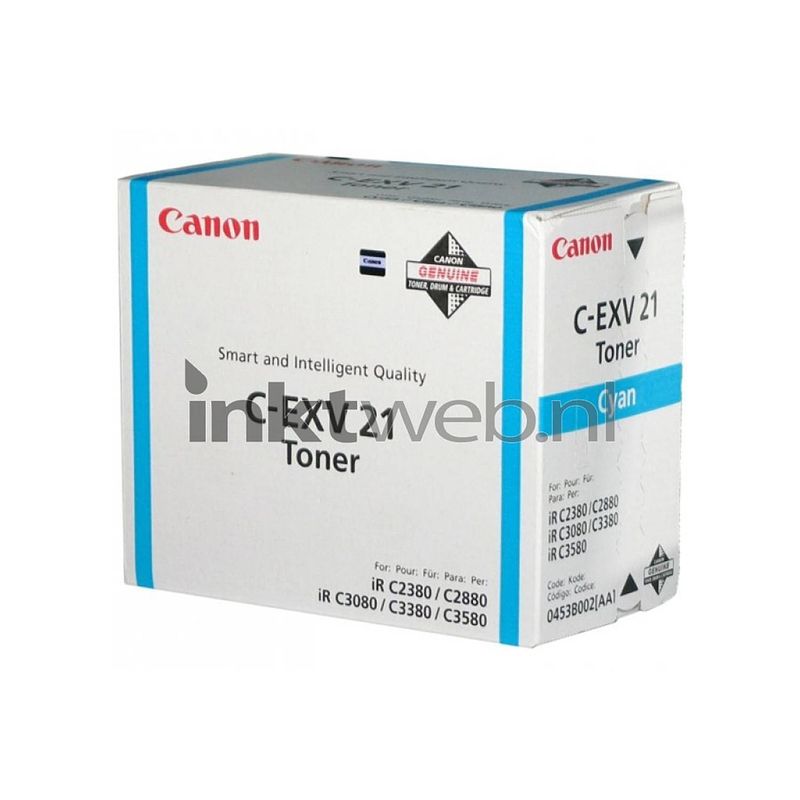 Foto van Canon toner cartridge c-exv 21 cyaan