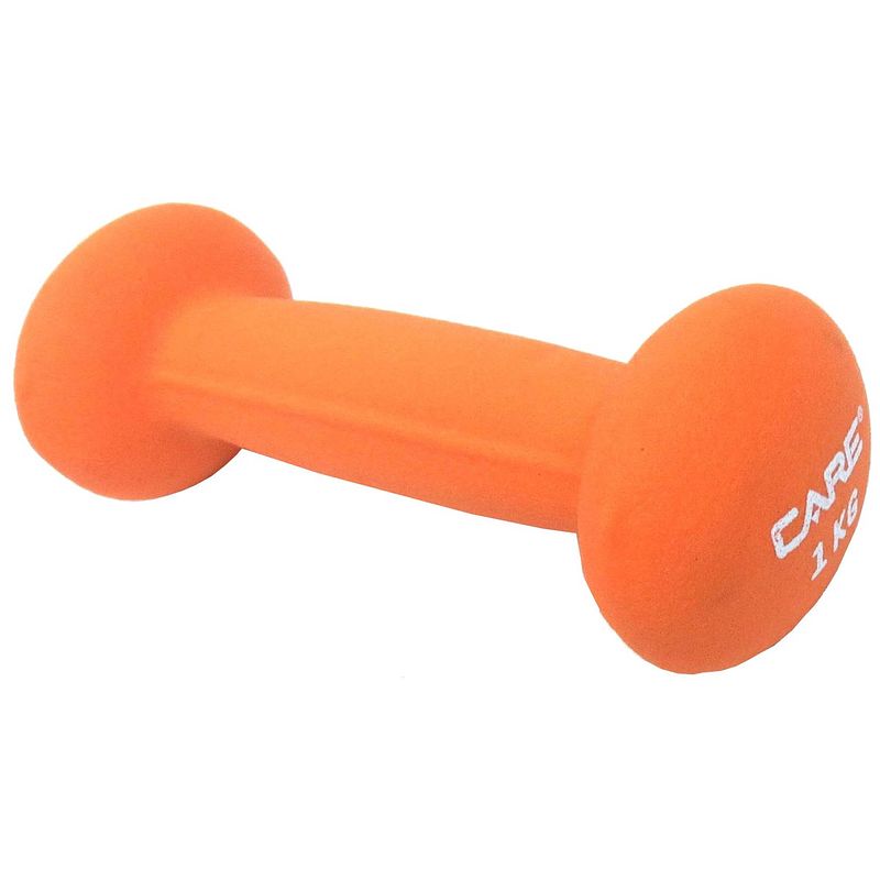 Foto van Care fitness dumbbell 1 kg oranje