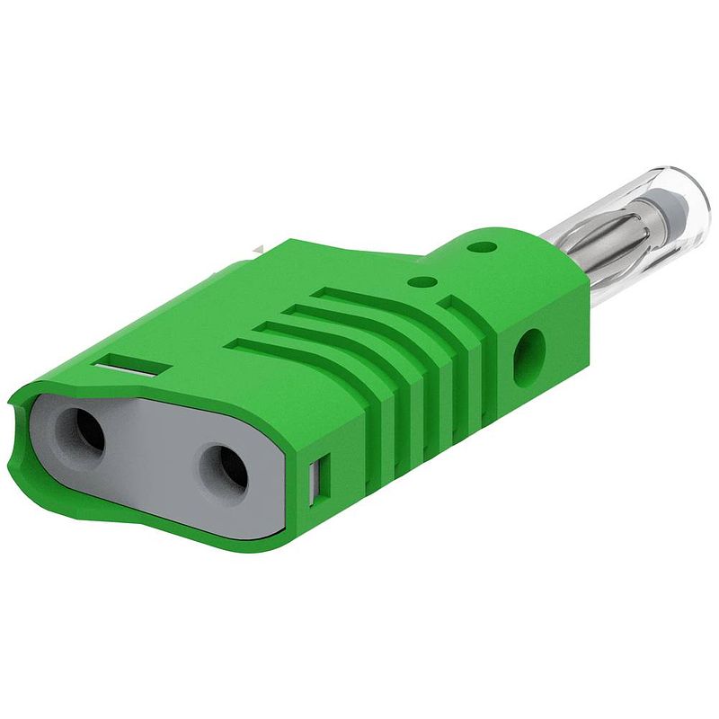 Foto van Electro pjp 1089-cd1-v banaanstekker stekker, recht stift-ø: 4 mm groen 1 stuk(s)