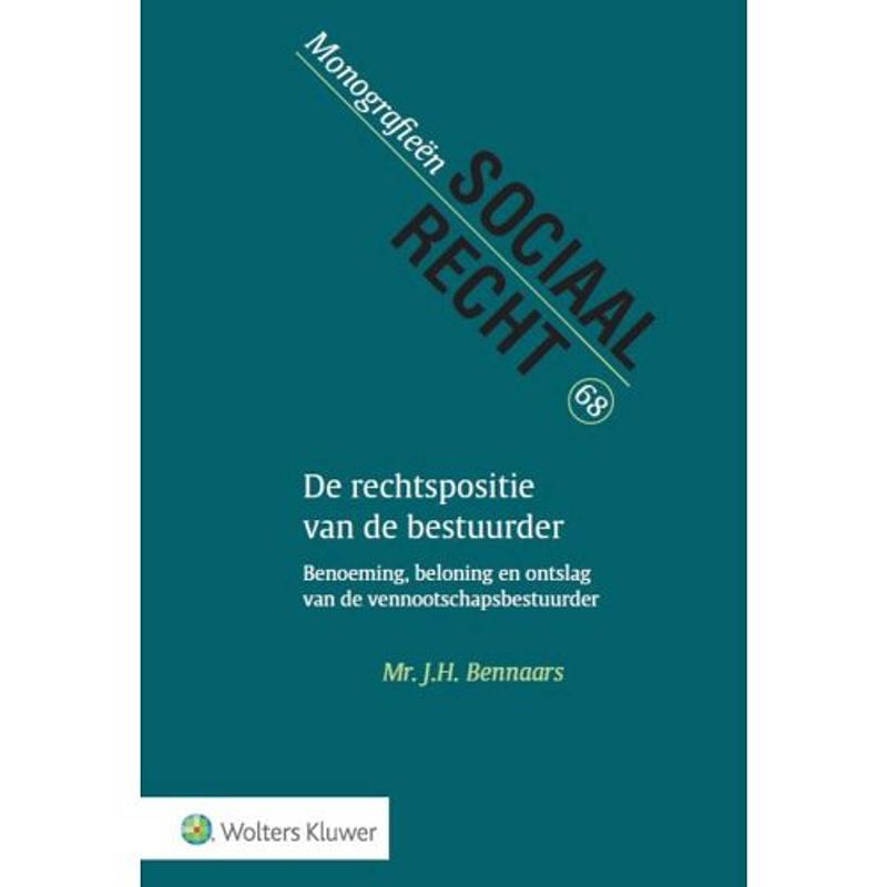 Foto van De rechtspositie van de bestuurder