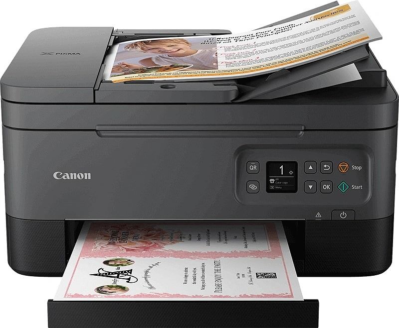 Foto van Canon pixma ts7450a multifunctionele inkjetprinter a4 printen, kopiëren, scannen adf, duplex, usb, wifi