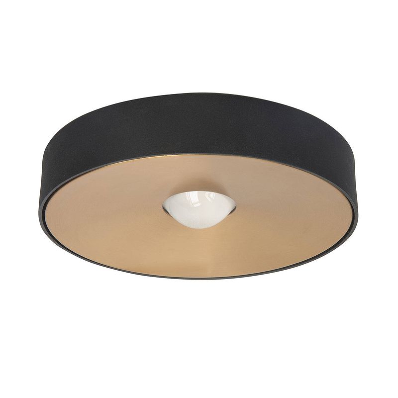Foto van Highlight plafondlamp bright ø 20 cm zwart goud
