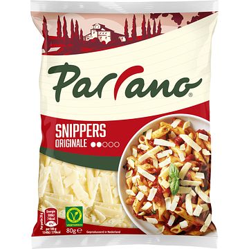 Foto van Parrano kaas snippers originale 80g bij jumbo