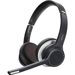 Foto van Mipow hc5 on ear headset telefoon bluetooth stereo zwart ruisonderdrukking (microfoon) microfoon uitschakelbaar (mute), volumeregeling