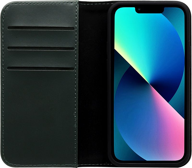 Foto van Bluebuilt apple iphone 13 book case groen