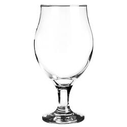 Foto van Glasmark bierglazen - 6x - op voet - 500 ml - glas - speciaal bier - bierglazen