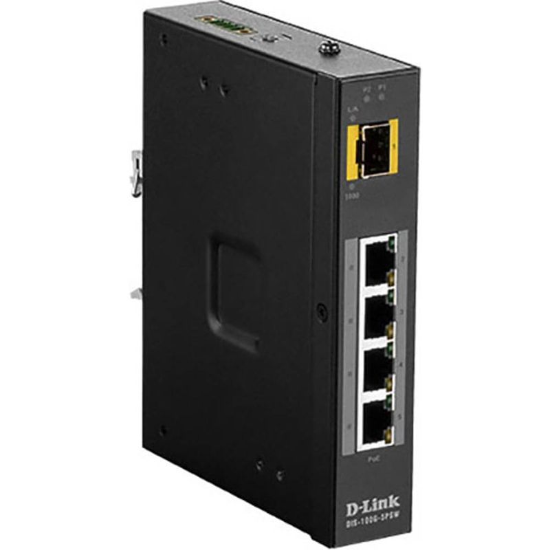 Foto van D-link dis-100g-5psw netwerk switch rj45/sfp 4 + 1 poorten poe-functie