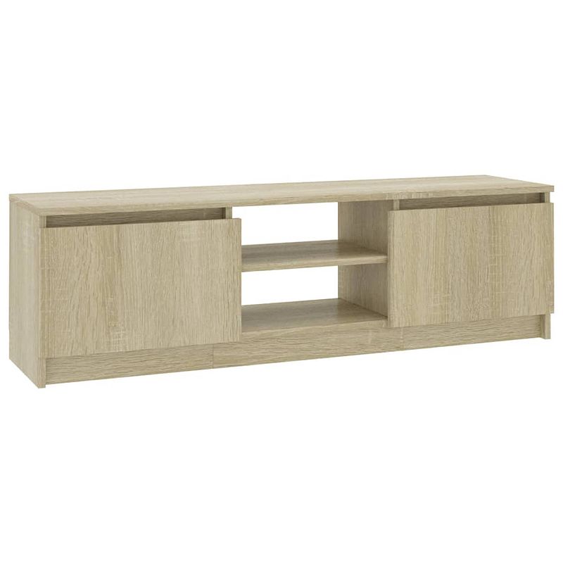 Foto van Vidaxl tv-meubel 120x30x35,5 cm spaanplaat sonoma eikenkleurig