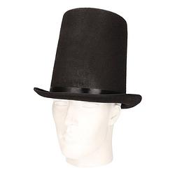 Foto van Zwarte verkleed hoed abraham lincoln voor volwassenen - verkleedhoofddeksels