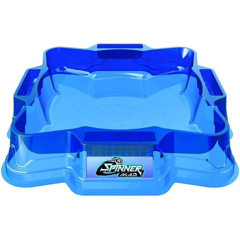 Foto van Silverlit battle arena spinner mad 56 x 11 cm blauw