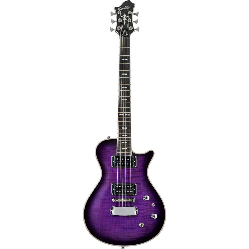 Foto van Hagstrom ultra swede mystique burst elektrische gitaar