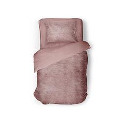 Foto van Eleganzzz dekbedovertrek flanel fleece - oud roze 140x200/220cm