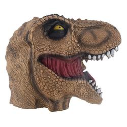 Foto van Funny fashion dierenmasker/verkleed masker - dinosaurus - latex - volwassenen - verkleedmaskers