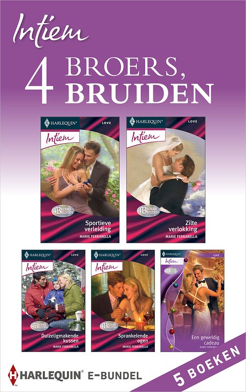 Foto van 4 broers, 4 bruiden (5-in-1) - marie ferrarella - ebook (9789402524468)