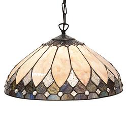 Foto van Clayre & eef multi hanglamp tiffany ø 40 cm e27/max 1*60w 5ll-5986