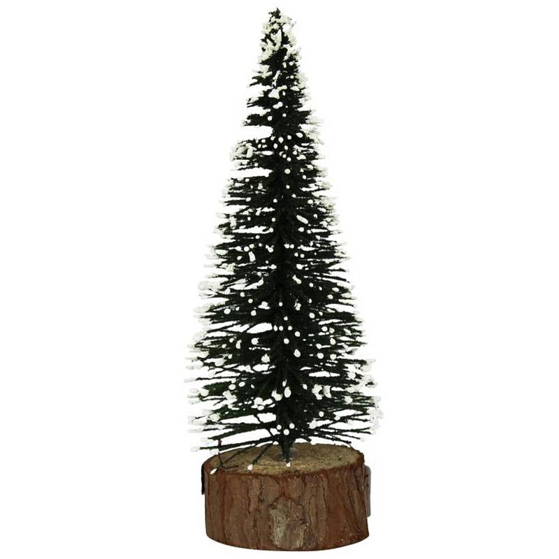 Foto van Peha kerstboom 20 cm hout groen/wit