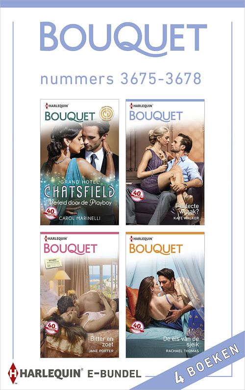 Foto van Bouquet e-bundel nummers 3675-3678 (4-in-1) - carole marinelli - ebook (9789402515435)