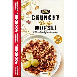 Foto van Jumbo crunchy muesli rozijn voordeelverpakking 900g