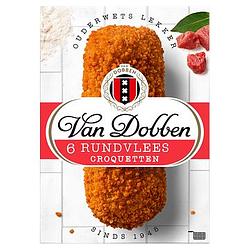 Foto van Van dobben rundvlees croquetten 6 x 80g bij jumbo