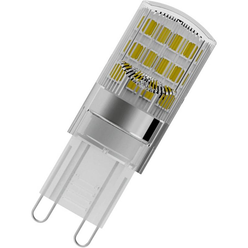 Foto van Osram 4058075450042 led-lamp energielabel f (a - g) g9 ballon 1.9 w = 20 w warmwit (ø x l) 15 mm x 46 mm 3 stuk(s)