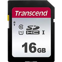 Foto van Transcend premium 300s sdhc-kaart 16 gb class 10, uhs-i, uhs-class 1