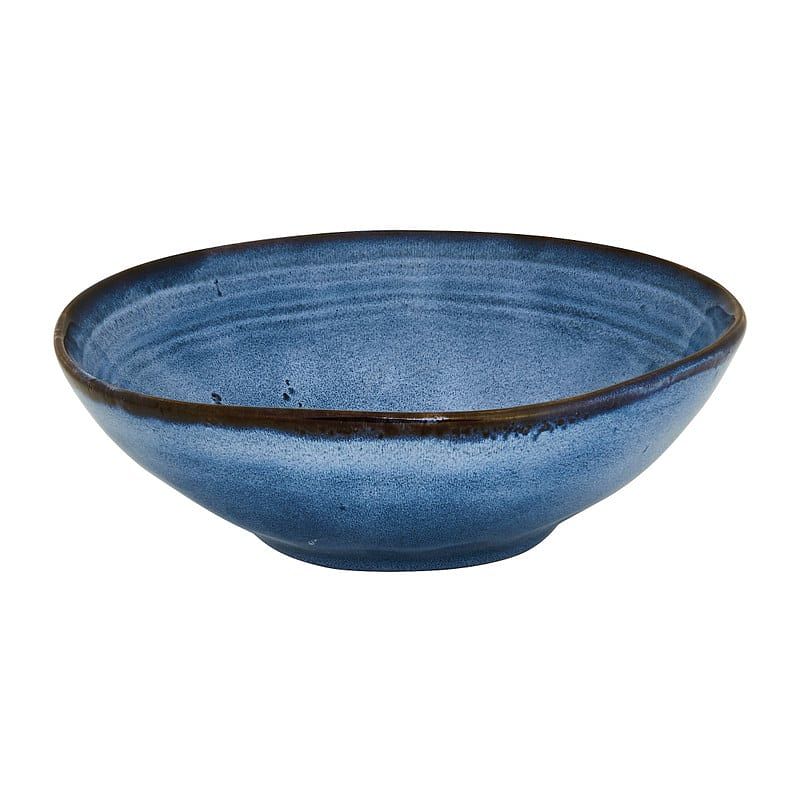 Foto van Diep bord toscane - donkerblauw - 19 cm