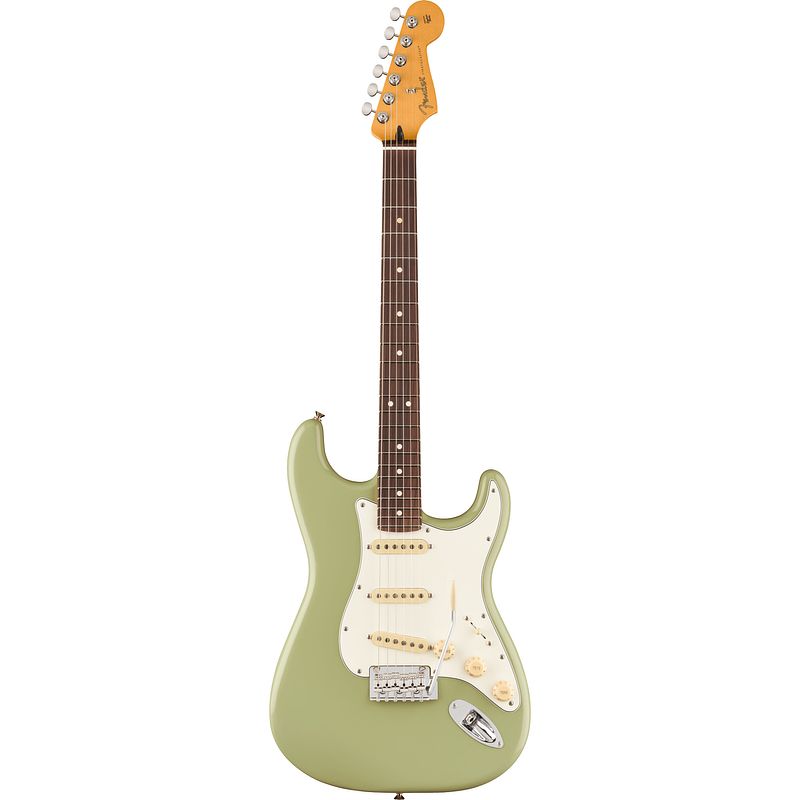 Foto van Fender player ii stratocaster rw birch green elektrische gitaar