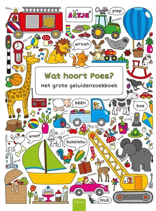 Foto van Wat hoort poes? - lizelot versteeg - hardcover (9789044825763)