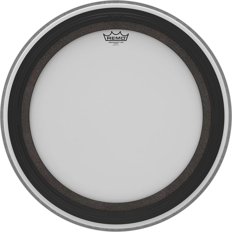 Foto van Remo br-1122-00-smt ambassador smt coated 22 inch bassdrumvel