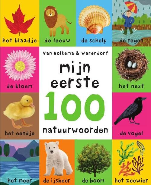 Foto van Mijn eerste 100 natuurwoorden - roger priddy - kartonboekje;kartonboekje (9789000382569)