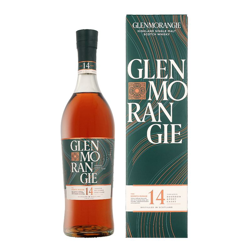 Foto van Glenmorangie 14 years quinta ruban 70cl whisky + giftbox
