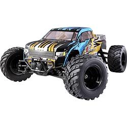 Foto van Reely brushed 1:10 xs rc modelauto voor beginners elektro monstertruck 4wd rtr 2,4 ghz incl. accu en laadkabel